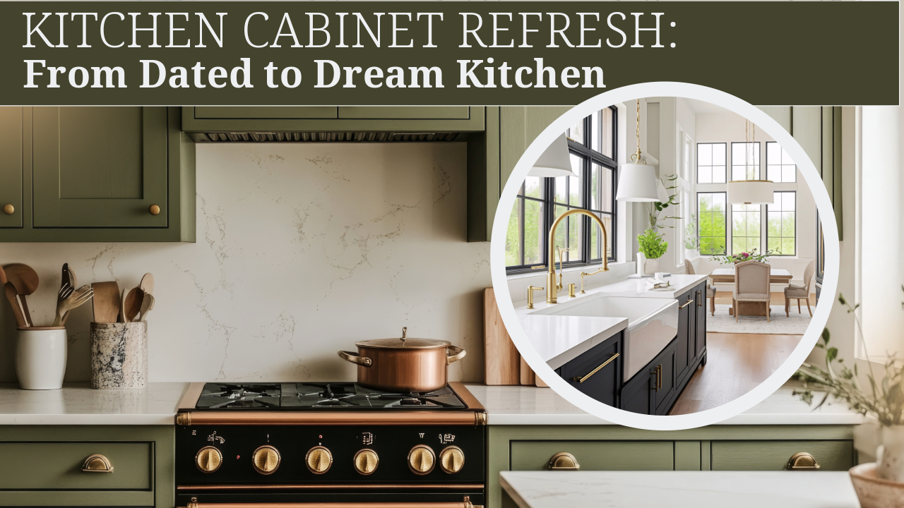 Kitchen Cabinet Refresh From Dated to Dream Kitchen